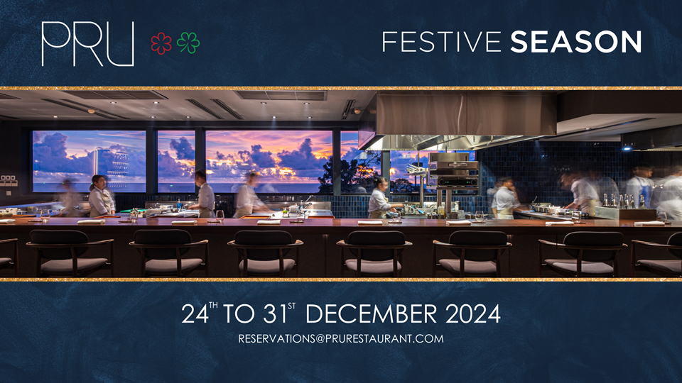 Join us at Phuket’s first and only MICHELIN-starred restaurant, for an exclusive 7-course festive-inspired tasting menu and dining experience.